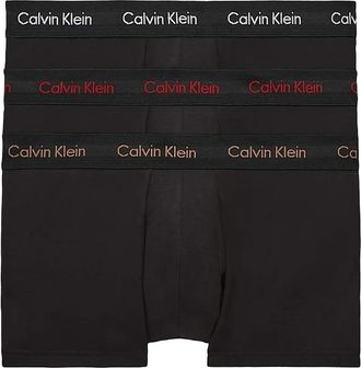 Calvin Klein 3-Pack Heren Katoenen Stretch Lage Taille Boxershorts