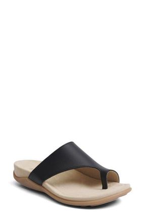 Strive Footwear Capri IV Toe Loop Sandal in Black Ii at Nordstrom, Size 8.5