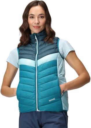 Regatta Womens/Ladies Harrock II Baffled Gilet (8 UK) (Gulfstream/Reflecting Lake)