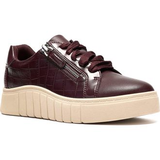 Clarks Mykah Joy Sneaker in Burgundy Interest at Nordstrom Rack, Size 8.5