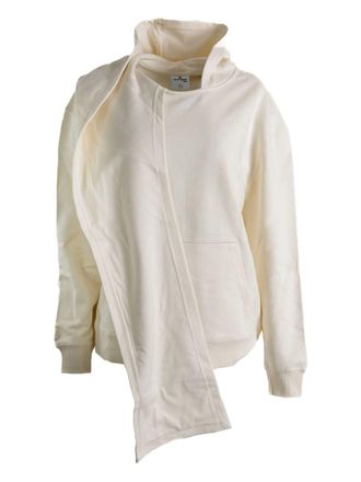 Courr&egrave;ges Scarf Embroidered Hoodie Clothing