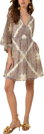 Hale Bob Emerie Silk-Blend Mini Dress