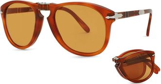 Persol PO0714SM Folding 96/73 Mens Sunglasses Tortoiseshell Size 54