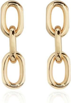 Monica Vinader Alta Capture Mini Link Drop Earrings in Yellow Gold at Nordstrom Rack
