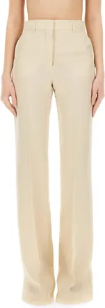 Sportmax Beige Flared Pants
