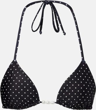 Same Swim Top bikini a pois