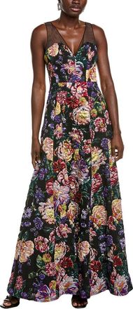 Marchesa Jacquard Gown