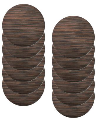 American Atelier Dnu American Atelier Set Of 12 Pine Round Charger Plates