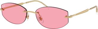 Ray-Ban RB3792 001/84 Mens Sunglasses Gold Size 55
