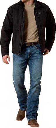 Ariat Mens Grizzly 2.0 Canvas Conceal And Carry Jacket In Black
