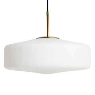 Light & Living Light&living - L&aacute;mpara Colgante - Pleat - Blanco - Vidrio - &Oslash;