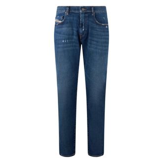 Diesel Slim-fit Jeans, male, Blue, Size: W36 Jeans in dark blue denim premium quality