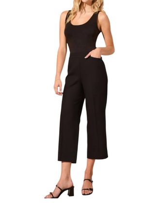 Tribal Flatten It Pull-On Cuffed Capris In Black