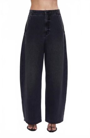 Pistola Denim Lottie High Rise Relaxed Bowed Jeans In Zen