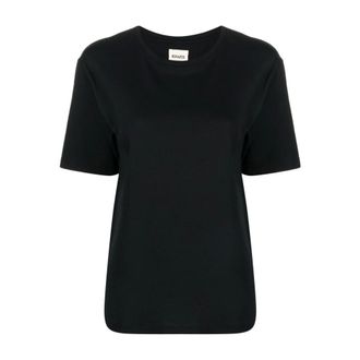 Khaite Dames, Tops, Zwart, Maat: M Katoen