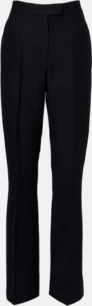 Ferragamo Pantaloni regular in faille a vita alta