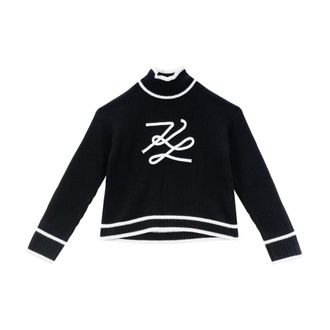 Karl Lagerfeld Donna, Maglie, Nero, S, new