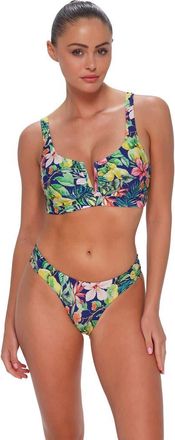 Sunsets Vienna V-Wire Bikini Swimsuit Top - D Cup in Seaside Harvest at Nordstrom, Size 34