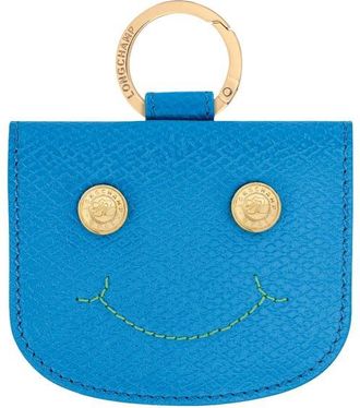 Longchamp Les Champs pure Card Holder in Azure at Nordstrom
