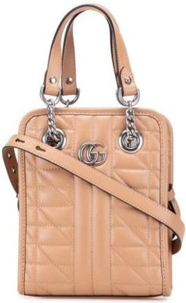 Gucci Pre-owned Handbags, female, Beige, Size: ONE SIZE Pre-owned Vintage Handbag