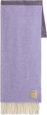 Woolrich Sciarpa bicolore in lana - Viola