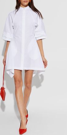 Alaia Suede Wedge Shoes, Womens, Red