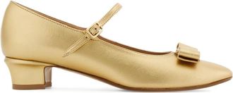 Ferragamo Golden Vara Pumps