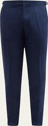 Orlebar Brown Mens Griffon Linen Trousers