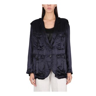 Aspesi Dames, Jassen, Blauw, Maat: M