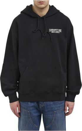 Carhartt Work in Progress Felpa con cappuccio in misto cotone - - Sweatshirts & Hoodies - Uomo - Nero - S