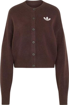 adidas (WMNS) adidas Essentials Knit Cardigan Asia Sizing Aurora Coffee IA4455