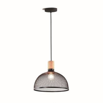 Oresteluchetta L&aacute;mpara Colgante De Dise&ntilde;o Industrial En Metal De Rejilla Meadow