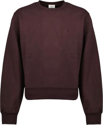 Saint Laurent Bordeaux Cassandre Sweatshirt - Heren - Sweatshirts - Rood - XL - Hoodies & sweatvesten