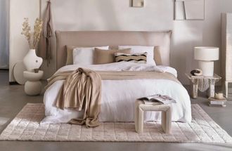Swiss Sense Gestoffeerd Bedframe Capella Celia - Edition by vtwonen