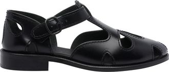 Hereu Black Floreta Slim Sandals