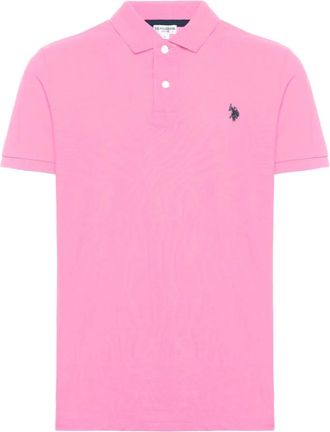 U.S.Polo Association U.s. Polo Assn., Tops, Heren, Roze, L, King Polo M.corta