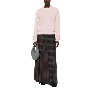 Tela Trui met ronde hals - Dames - Truien - Roze - Maat: M