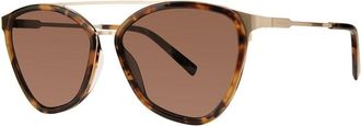 Vera Wang V612 Tortoise Womens Sunglasses Tortoiseshell Size 56 - Free RX Lenses - Free RX Lenses