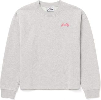 Freddy Felpa Girocollo Comfort M&eacute;lange da Donna, Dettagli Fluo