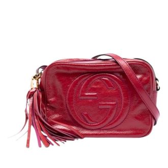 Gucci Pre-owned Cross Body Bags, female, Red, Size: ONE SIZE Pre-owned Soho Disco
