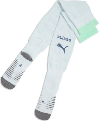 Puma Calzettoni da calcio a righe Svizzera 2026 da uomo, Abbigliamento, Blu, 35-38