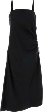 Carven Dr 413 Lingerie Dress - Dames - Casual kleedjes - Zwart - XS - Katoen - Kleedjes