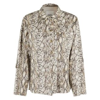 Isabel Marant Dames, Blouses & Shirts, Grijs, Maat: XS Linnen