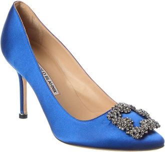 Manolo Blahnik Hangisi 90 Satin Pump