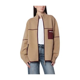 Guest In Residence Felted Louis Jacket - Dames - Sweatshirts & Hoodies - Beige - Maat: M Zijde