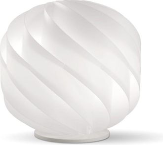 Linea Zero L&aacute;mpara De Mesa Lap Blanco En Pl&aacute;stico Cm. 40 X 39 Horas