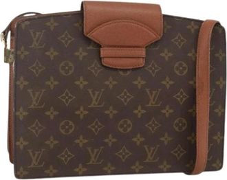 Louis Vuitton Pre-owned Cross Body Bags, female, Brown, Size: ONE SIZE Pre-owned Courcelles Shoulder Bag