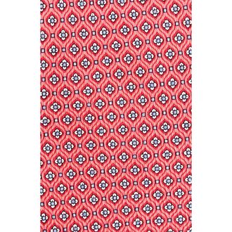 Nordstrom Floral Silk Tie in Coral at Nordstrom