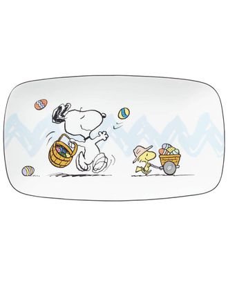 Lenox Peanuts Easter Snoopy Hors Doeuvres Tray