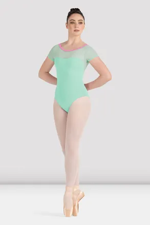 Bloch Ladies Calypso Cap Sleeve Leotard, Jacaranda